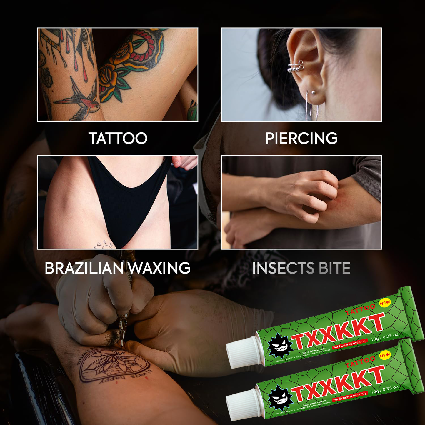 TXXKKT TATTOO Numbing Cream Topical anesthetics Topical analgesic creams