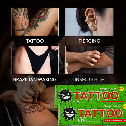 Tattoo Numbing Cream Maximum Strength Long Lasting with 5x Numbing TKTX | Laser Removal | Waxing | Eyebrow Threading | Cosmetic Cream