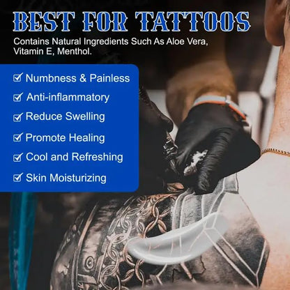 Tattoo Numbing Cream Maximum Strength Long Lasting with 5x Numbing TKTX | Laser Removal | Waxing | Eyebrow Threading | Cosmetic Cream